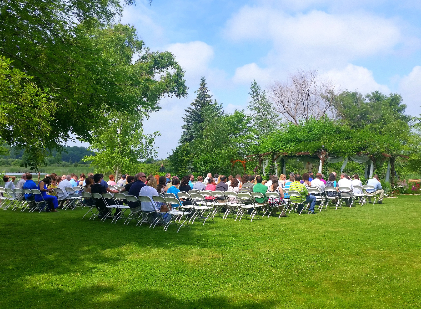 Guests are waiting for the Ceremony to begin